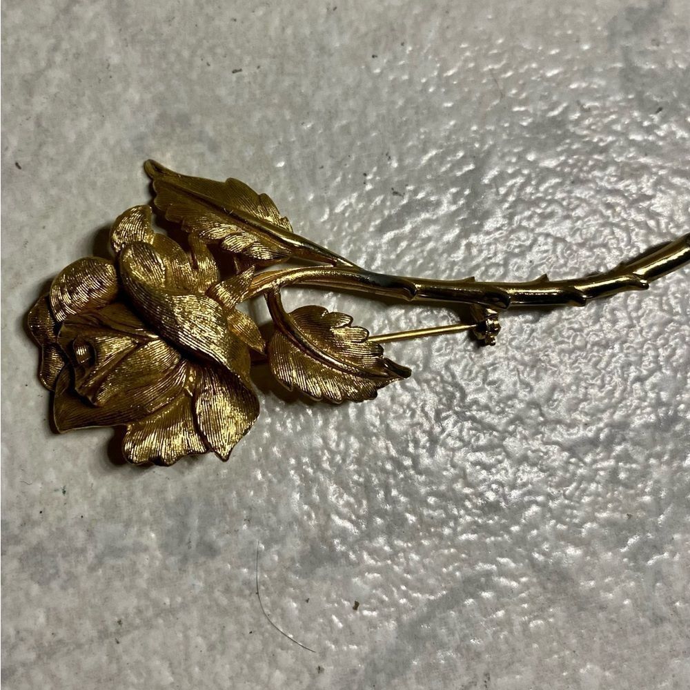 𝅺VINTAGE Charel Rose Blossom Brooch